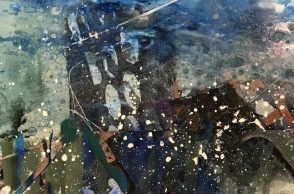 Μανώλης Χάρος, «Θάλασσα» (λεπτομέρεια)