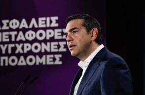 Ο πρόεδρος του ΣΥΡΙΖΑ - Προοδευτική Συμμαχία, Αλέξης Τσίπρας