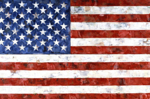 Εικ.: Jasper Johns, «Flag» (1967). Credit: Jasper Johns/Licensed by VAGA at Artists Rights Society