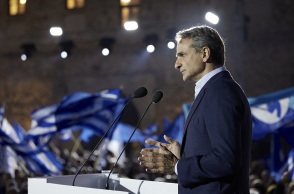 Εκλογές 2023: Στα Χανιά ο Κυριάκος Μητσοτάκης - Ο πρόεδρος της Νέας Δημοκρατίας πραγματοποίησε από την Κρήτη την πρώτη επίσημη ομιλία της προεκλογικής περιόδου.