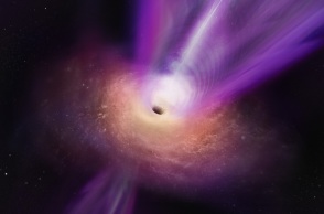 Διάστημα: Αστρονόμοι παρατήρησαν για πρώτη φορά στην ίδια εικόνα μαύρη τρύπα να εκτοξεύει έναν ισχυρό πίδακα - O κομβικός ρόλος στη λειτουργία του σύμπαντος.