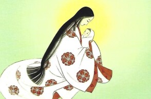 H Γιαπωνέζα Παναγία και το παιδί της - Μία από τις δημοφιλέστερες χριστουγεννιάτικες κάρτες δημιουργημένη από Γιαπωνέζα καλόγρια 