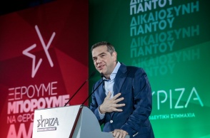 Ο πρόεδρος του ΣΥΡΙΖΑ - Προοδευτική Συμμαχία, Αλέξης Τσίπρας