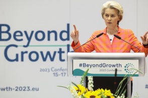 ΕΕ - Ούρσουλα φον ντερ Λάιεν: Η Πράσινη Συμφωνία είναι το νέο ευρωπαϊκό μοντέλο ανάπτυξης για μια ευημερούσα, υπεύθυνη και ανθεκτική οικονομία.