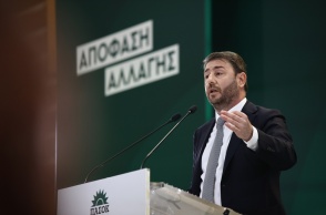 Ο πρόεδρος του ΠΑΣΟΚ - ΚΙΝΑΛ, Νίκος Ανδρουλάκης