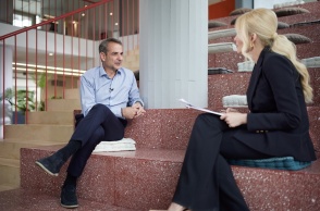 Ο Κυριάκος Μητσοτάκης παραχώρησε συνέντευξη στην Κατερίνα Καινούργιου