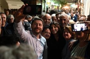 Εκλογές 2023 - Στη Ρόδο ο Νίκος Ανδρουλάκης: Μόνο με ανταγωνιστική οικονομία - ισχυρή ανάπτυξη θα έχουμε κοινωνική δικαιοσύνη, το μήνυμα του προέδρου του ΠΑΣΟΚ.