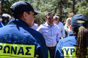 Αλέξης Τσίπρας: Στο Κέντρο Προστασίας Δασών και Φυσικού Περιβάλλοντος Βύρωνα, στον Υμηττό ο πρόεδρος του ΣΥΡΙΖΑ-ΠΣ - Η δήλωσή του για την κλιματική κρίση.