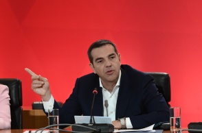 Ο πρόεδρος του ΣΥΡΙΖΑ - Προοδευτική Συμμαχία, Αλέξης Τσίπρας