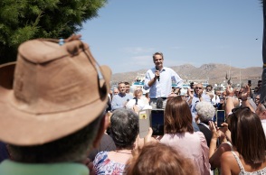 Εκλογές 2023 - Κυριάκος Μητσοτάκης από τη Λέρο: Ο τόπος χρειάζεται μια σταθερή κυβέρνηση - Τείνουμε χείρα φιλίας στην Τουρκία, αλλά δεν έχουμε αυταπάτες.