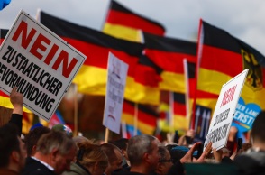 Γερμανία: Νέα δημοσκοπική άνοδος του ακροδεξιού κόμματος Εναλλακτική για τη Γερμανία (AfD) - Βρίσκεται πλέον στη δεύτερη θέση πίσω από τους Χριστιανοδημοκράτες.