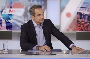 Ο Κυριάκος Μητσοτάκης στον ΣΚΑΪ