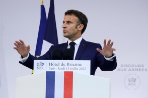 Ο Εμανουέλ Μακρόν, πρόεδρος της Γαλλίας