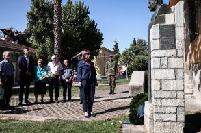 Κατάθεση στεφάνου της Προέδρου της Δημοκρατίας 