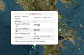 Σεισμός τώρα στη Ζάκυνθο - Η λύση του Γεωδυναμικού Ινστιτούτου
