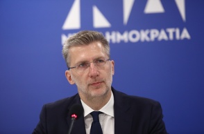 Ο υπουργός Επικρατείας, Άκης Σκέρτσος