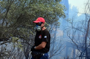 Φωτιά τώρα στην Παλλήνη - Κινητοποίηση της πυροσβεστικής - Διάσπαρτες οικίες και καλλιεργήσιμες εκτάσεις στην περιοχή - άνεμοι στα 3-4 μποφόρ.