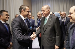 Κυριάκος Μητσοτάκης - Ρετζέπ Ταγίπ Ερντογάν