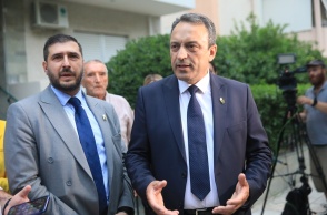 Χαράλαμπος Κατσιβαρδάς και Βασίλης Στίγκας