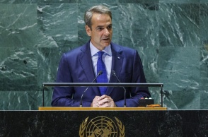 Ο Κυριάκος Μητσοτάκης στη Γενική Συνέλευση του ΟΗΕ που πραγματοποιήθηκε στη Νέα Υόρκη
