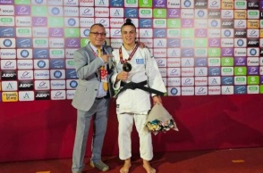 Τζούντο: «Χρυσή» στο γκραν σλαμ του Μπακού η Ελισσάβετ Τελτσίδου - Πλησιάζει ακόμη περισσότερο ο στόχος της πρόκρισης στους Ολυμπιακούς Αγώνες του Παρισιού.