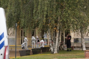 Το σχολείο όπου δολοφονήθηκε ο καθηγητής στην πόλη Αράς της Γαλλίας