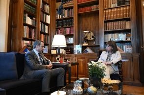 Κυριάκος Μητσοτάκης - Κατερίνα Σακελλαροπούλου