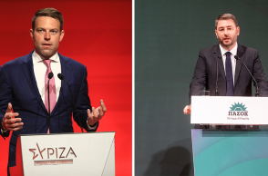 Στέφανος Κασσελάκης © ΓΙΑΝΝΗΣ ΠΑΝΑΓΟΠΟΥΛΟΣ / EUROKINISSI // Νίκος Ανδρουλάκης © ΓΡΑΦΕΙΟ ΤΥΠΟΥ ΠΑΣΟΚ-ΚΙΝΗΜΑ ΑΛΛΑΓΗΣ/EUROKINISSI