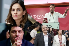 Έφη Αχτσιόγλου, Στέφανος Κασσελάκης, Ευκλείδης Τσακαλώτος, Διονύσης Τεμπονέρας