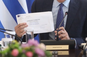 Ο Κυριάκος Μητσοτάκης παρουσίασε στο σημερινό Υπουργικό Συμβούλιο τον φάκελο για την επιστολική ψήφο στις Ευρωεκλογές 
