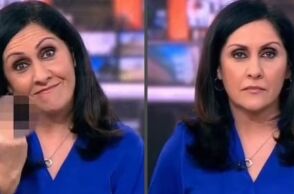  Παρουσιάστρια του BBC ζητά συγγνώμη για άσεμνη χειρονομία σε live μετάδοση