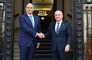 Ο Τούρκος υπουργός Άμυνας με τον Νίκο Δένδια