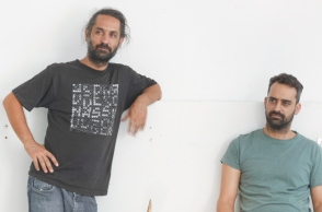 Οι καλλιτέχνες Ηλίας Σιψάς και Απόλλων Γλύκας