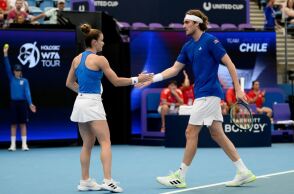 Στέφανος Τσιτσιπάς και Μαρία Σάκκαρη