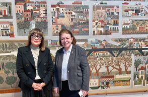 Συνάντηση εργασίας Λίνας Μενδώνη με την υπουργό Πολιτισμού της Σερβίας Maja Gojkovic