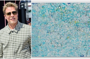Ο Μπραντ Πιτ δώρισε πίνακα του Mark Bradford στο MOCA