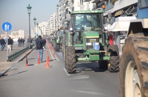 Τρακτέρ στη Θεσσαλονίκη για την Agrotica