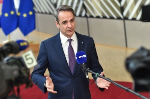 Ο Έλληνας πρωθυπουργός Κυριάκος Μητσοτάκης