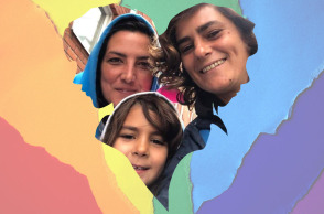 Η Νικόλ με την Αμαλία και την μικρή Αλίκη