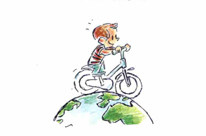 Μάνος Χαραλαμπάκης: «Με ποδηλατάκι γοργό γοργό κινούμαι στη γειτονιά και την ωφελώ!»