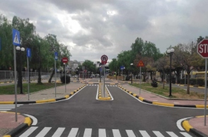 Κυκλοφοριακή αγωγή στο ανακαινισμένο πάρκο του Αλίμου