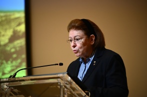 Η υπουργός Πολιτισμού, Λίνα Μενδώνη
