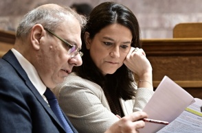 Η υπουργός Εσωτερικών, Νίκη Κεραμέως