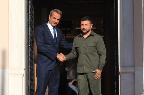 Κυριάκος Μητσοτάκης - Βολοντίμιρ Ζελένσκι