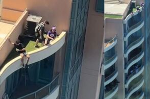 «Κόβουν» την ανάσα οι τρεις έφηβοι σε κορυφή πολυκατοικίας 37 ορόφων στην Αυστραλία