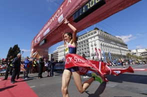 Στιγμιότυπο από την περσινή διοργάνωση του Ημιμαραθωνίου της Αθήνας