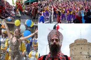Εικόνες από τα καρναβάλια του περασμένου Σαββατοκύριακου