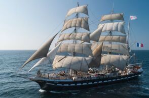 Το ιστιοφόρο «Belem»  στη θάλασσα