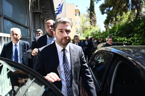 Συνάντηση του Προέδρου του ΠΑΣΟΚ - Κινήματος Αλλαγής, Νίκου Ανδρουλάκη με τον επικεφαλής της Αρχής Διασφάλισης του Απορρήτου των Επικοινωνιών (ΑΔΑΕ) Χρήστο Ράμμο