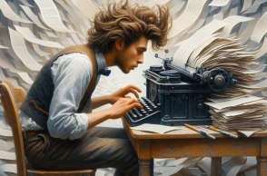 Γράφοντας ένα μυθιστόρημα με νοικιασμένη γραφομηχανή 